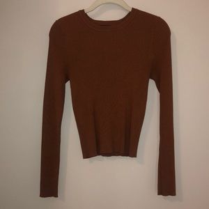 Forever 21 Rustic Orange Long Sleeve